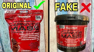 Carnivor Mass Original VS Fake  Fitness Booster  carnivormass genuinesupplements hyderabad [upl. by Yci]