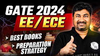 Best Books For GATE 2024 EE ECE  Preparation Strategy [upl. by Selemas]