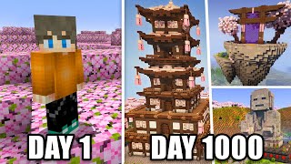 I Survived 1000 Days in Hardcore Minecraft FULL MINECRAFT MOVIE [upl. by Britte]