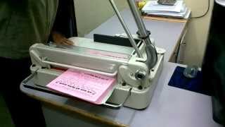 Manual Paper Cutting Machine [upl. by Mackie151]