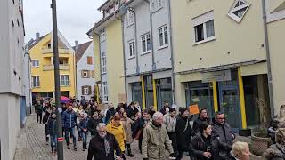 Demonstration quotWiesloch Gegen Rechtsquot des Bündnisses für Demokratie amp Toleranz Wiesloch 03022024 [upl. by Holman]