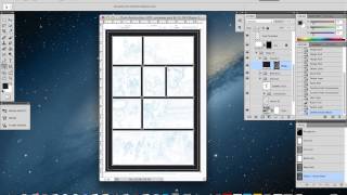 Comic book borders photoshop tutorial [upl. by Lodovico414]