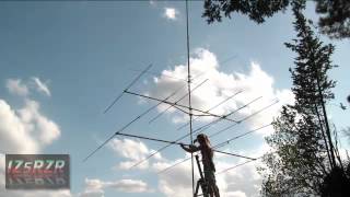 IZ5RZR Testing Icom IC 746 and 4 Elements Yagi antenna [upl. by Giglio]