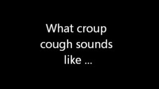 What croup Cough sounds like and how to treat it  Home Remedies [upl. by Philan737]