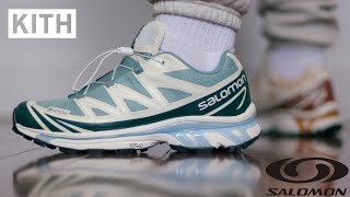 KITH x SALOMON XT6 quotGORETEXquot  REVIEW SIZING amp ONFOOT [upl. by Sumer324]