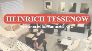 quotHeinrich Tessenowquot  Werkschau im Baukunstarchiv NRW [upl. by Luhem]