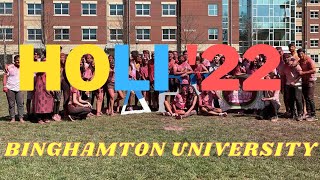 HOLI in Binghamton University Newyork  SUNY binghamton holi celebrations [upl. by Munro767]