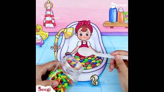 Divertido CORTO Colorido Mezclador de dulces para bañera funny asmr challenge game [upl. by Winnie487]