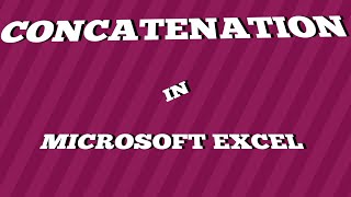 Inserting rowcellcolumn and concatenation [upl. by Hunt]