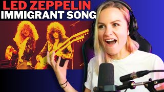 FIRST TIME HEARING Led Zeppelin  Immigrant Song LIVE 1972 REACTION [upl. by Noloc888]