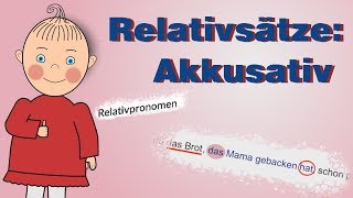 Relativsätze bilden Akkusativ  Deutsch lernen  Niveau A2B1  HD [upl. by Adym]