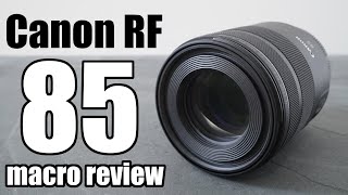 Canon RF 85mm f2 Macro REVIEW vs RF 12 vs EF 18 BEST for EOS R [upl. by Leodora]