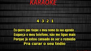 Telefone Mudo  Karaoke [upl. by Agle]