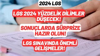 LGS yüzdelikleri düşecek 2024  Okul puanları ve yüzdelik dilimler nasıl olacak hangi yıla benzer [upl. by Gilberta236]