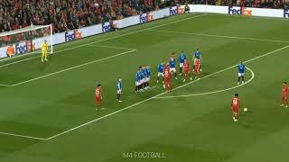 Alexander Arnold Free kick Goal Vs Rangers😳🔥 liverpool alexanderarnold [upl. by Kara]