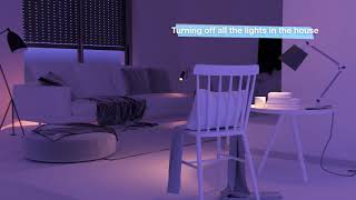 Goodnight Scene  Smart Home automation [upl. by Atiuqnahs24]