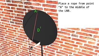 Satellitenschüssel einfach ausrichten [upl. by Daffy]