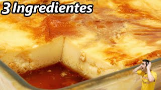 EL POSTRE MAS RICO Y FÁCIL en MINUTOS  SOLO 3 INGREDIENTES😋🍮😍 SIN GLUTEN Receta  647 [upl. by Laresa]