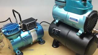 Master Airbrush Compressor Review TC320 vs TC40T [upl. by Yanal321]