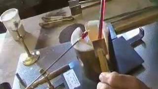 Glass bead making with the Volcano [upl. by Mashe807]