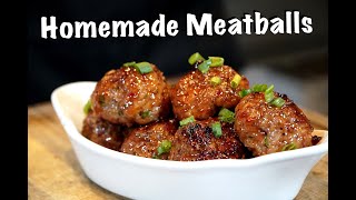 How To Make Meatballs  Delicious Homemade Meatball Recipe mrmakeithappen meatballs [upl. by Steve]