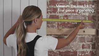 How to install panels on Brick or Block Walls [upl. by Jocko864]