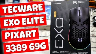 16000 DPI Lightweight Gaming Mouse Tecware EXO Elite RGB Pixart 3389 [upl. by Erving734]