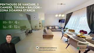 Penthouse de vanzare in Sibiu 3 camere 65 mp  balcon si terasa 43 mp [upl. by Halludba]