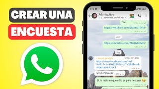 Cómo Crear una Encuesta en WhatsApp en 2024 Nueva Actualización [upl. by Rennug]