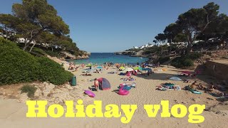 Part 1 Holiday Vlog Mallorca Staying at Cala Azul Cala Dor JuneJuly 2022 [upl. by Aiduan659]