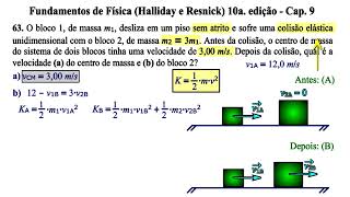 Aula 63  Fundamentos de Física Halliday e Resnick 10a Edição  Cap 9 [upl. by Aurlie]