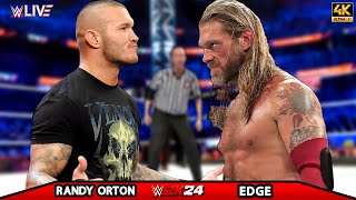 Randy Orton vs Edge  No Holds Barred Match  AMEGADON 2024  WWE Nov 62024 [upl. by Ahsiekahs954]