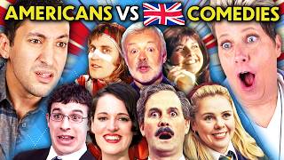 Americans Watch British Comedies For The First Time  React [upl. by Aiem790]