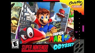 16BIT Cascade Kingdom Fossil Falls  Super Mario Odyssey [upl. by Giles701]