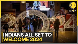 Happy New Year 2024 Indians all set to welcome 2024  WION [upl. by Asa723]