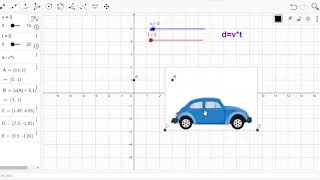 MRU BÁSICO EN GEOGEBRA [upl. by Nightingale221]