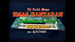 Dj Emas Hantaran Full Bass  Yollanda amp Arief karaoke  sxKN7000 [upl. by Gilmore601]