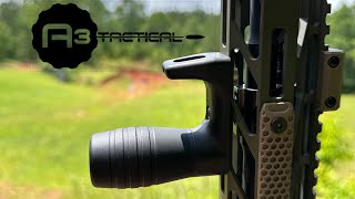 Modular Vertical Foregrip wintegrated hand stop  A3 TACTICAL [upl. by Jobyna33]