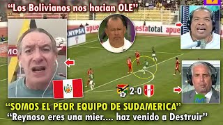 quotLARGATE REYNOSOquot PERIODISTAS PERUANOS EXPLOTAN CON REYNOSO TRAS PERDER  PERU VS BOLIVIA 20 HOY [upl. by Hyrup]