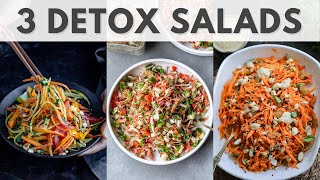 Super Easy Detox Salad Recipes Part 1  Healthy Dinner Recipes to Lose Weight [upl. by Adnama]