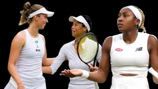 Hsieh SuWei  Elise Mertens vs Jessica Pegula  Coco Gauff  Doubles  Wimbledon 2024 [upl. by Cyn251]