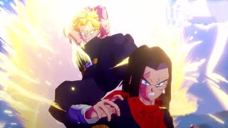 A World Without Goku Future Trunks Destroys Android 17 and 18  The Warrior of Hope Kakarot DLC [upl. by Htebirol]