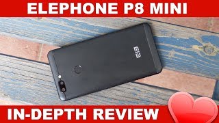 Elephone P8 Mini Review English [upl. by Esilanna]