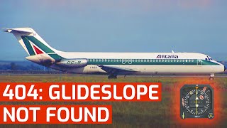 Alitalia 404 Glideslope not found [upl. by Ymar]