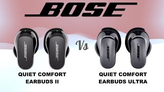 Bose Quiet Comfort Earbuds 2 vs Earbuds Ultra Bluetooth Earbuds  Compare  Specifications Features [upl. by Stodder642]