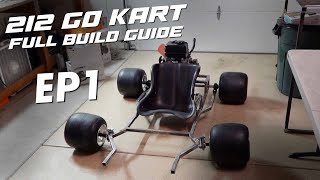 Build Your Own Go Kart EPISODE 1  Gov Removal Frame Design and Tire Install [upl. by Etsyrk]