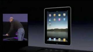 Apple iPad Steve Jobs Keynote Jan 27 2010 Part 1 [upl. by Onia]