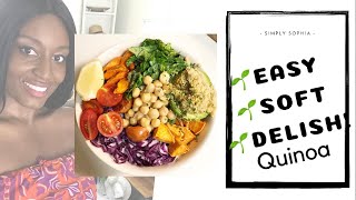 How To Cook Quinoa  easy  simple recipe   🍲 Plant Based Bowl  Step 1 [upl. by Idona172]