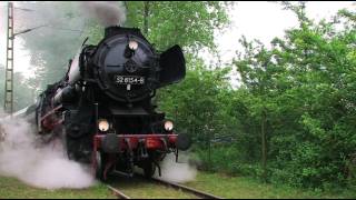 Eisenbahnen zwischen Erzgebirge und Rügen 24 Steam Trains  Züge  Dampfloks [upl. by Aiset]