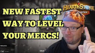 NEW Fastest Way to Level Up Your Mercenaries  Hearthstone Mythic Boss Rush [upl. by Helsell]